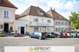 Haus kaufen in 85250 Altomünster, A U F R E C H T °WOHNEN, GEWERBE, POTENZIAL° Wohn- & Geschäftshaus am Marktplatz von Altomünster