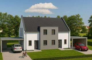 Doppelhaushälfte kaufen in 32312 Lübbecke, Moderne Doppelhaushälfte in KfW-40 Energieklasse in Lübbecke