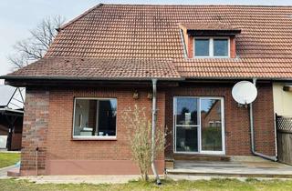 Doppelhaushälfte kaufen in 19412 Kuhlen, Sofort bezugsfertige Doppelhaushälfte in Wendorf - mit Holzvergaser und Solarthermie