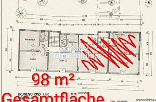 Geschäftslokal mieten in Sprengelstraße 17, 13353 Berlin, 98 m² PROVISIONFREI ! Lichtdurchflutetes Gewerbe-Duo. Maximale Präsenz im Sprengelkiez XXL-Glasfront