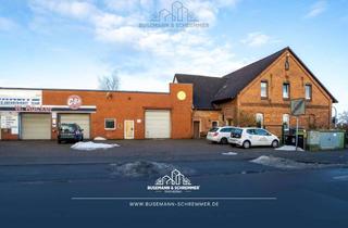 Gewerbeimmobilie kaufen in 30826 Garbsen, Mischimmobilie mit Zweifamilienhaus und vermieteter Werkstatt-/Lagerhalle auf 3.885 m² in Garbsen