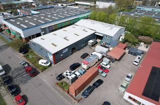 Gewerbeimmobilie kaufen in 24568 Kaltenkirchen, Produktions- und Lagerhalle mit Büroflächen in Kaltenkirchen – optional Wohnmobilservicebetrieb