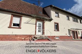 Wohnung mieten in 76829 Dammheim, Sanierte Dach-ETW mit Loggia und gemeinschaftlichem Garten