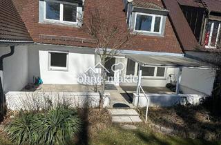 Haus mieten in 85764 Oberschleißheim, Haus, 150 m² Südgarten, Kamin & Fußbodenheizung - ruhige Lage am Bach in Oberschleißheim b. München