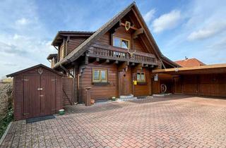 Haus kaufen in 25436 Moorrege, Ein Traum für Holzliebhaber - gemütliches Blockbohlenhaus