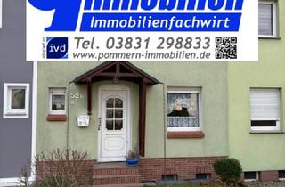 Reihenhaus kaufen in Belliner Straße 52b, 17373 Ueckermünde, Günstiges Reihenhausmittelhaus vollunterkellert mit Gartenfläche zu verkaufen