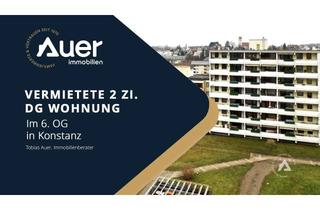 Wohnung kaufen in 78467 Konstanz, Konstanz - Hoch hinaus! Vermietete 2 Zi. DG Whg. in Konstanz