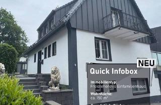 Einfamilienhaus kaufen in 58509 Lüdenscheid, Lüdenscheid - Hochwertiges, saniertes und freistehendes Einfamilienhaus auf einem toll angelegten Grundstück in einer der besten Lagen von Lüdenscheid (Buckesfeld)