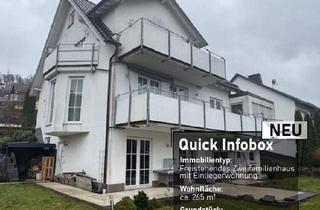 Haus kaufen in 58849 Herscheid, Herscheid - Exklusives, modernes und freistehendes Zweifamilienhaus mit Einliegerwohnung auf einem großzügigen Grundstück in guter Lage der Gemeinde Herscheid