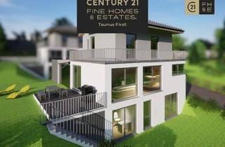 Einfamilienhaus kaufen in 61462 Königstein, Königstein im Taunus / Schneidhain - DER Burgen Blick! Neubau-EFH in ruhiger, sonniger Lage, ca. 202 m² Wohnfläche, Königstein