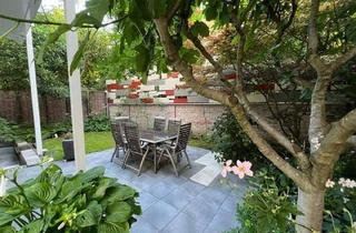 Wohnung kaufen in 60385 Frankfurt, Frankfurt - OHNE PROVISION Altbau 4 Zi, großer Garten, Sauna+Garage - BornheimOstend, Gartenwhg mit Ruhefaktor