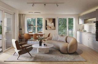 Wohnung kaufen in Wildbaderstraße 14, 70372 Stuttgart, Stuttgart / Bad Cannstatt - Neubau-Traum mit Kurpark-Blick: Optimal geschnittene 3-Zimmer-Eckwohnung mit Loggia