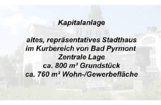 Haus kaufen in 31812 Bad Pyrmont, Bad Pyrmont - Repräsentatives altes Stadthaus im Herzen von Bad Pyrmont