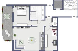 Wohnung kaufen in 51375 Leverkusen, Leverkusen - NEUBAU MIT SONNENUNTERGANG: Barrierearme 3-Zimmer-Wohlfühlwohnung mit Westbalkon in Schlebusch.