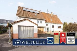 Doppelhaushälfte kaufen in 74399 Walheim, Walheim - WEITBLICK: zwei Häuser zum Preis von einem Haus!