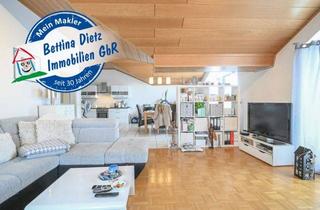 Wohnung mieten in 64846 Groß-Zimmern, DIETZ: Gepflegte 4-Zimmer-Dachgeschosswohnung mit 2 Balkonen, Garage und Einbauküche VHB Gr-Zimmern!