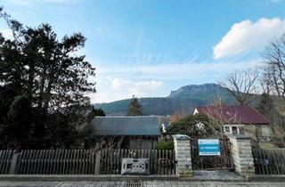 Haus kaufen in 01824 Königstein, BAUGRUNDSTÜCK MIT WOCHENENDHAUS ZU VERKAUFEN