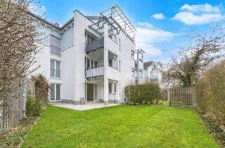 Wohnung kaufen in Schellenbergstr., 82110 Germering, Reserviert!! Garten Whg, barrierefreie 3-Zimmer Whg mit Naturstein-Terrasse & TG Stellplatz BJ 1994