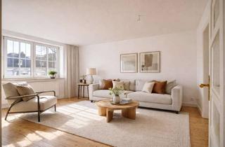 Wohnung kaufen in 22089 Eilbek, Attraktive, sonnige 3-Zi.-Wohnung in Eilbek – Holzdielen, Loggia, EBK & Gartenblick