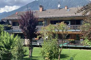 Wohnung kaufen in 82467 Garmisch-Partenkirchen, OT Garmisch! Familienfreundliche Wohnung mit Süd-Balkon, Gartennutzung, usw.