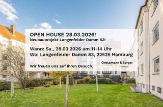 Wohnung kaufen in 22525 Stellingen, Stilvolle 4-Zimmer-Neubauwohnung mit Balkon in begehrter Lage