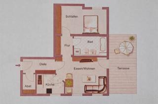 Wohnung kaufen in Hochdorfer Straße 8/2, 72202 Nagold, Unbewohnte charmante 2-Zimmer Wohnung mit Terrasse und Tiefgaragenstellplatz in Nagold-Vollmaringen