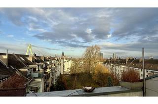 Wohnung kaufen in 50679 Deutz, Traumhafte Dachgeschoss-Maisonette-Wohnung über den Dächern von Deutz. PROVISIONSFREI!