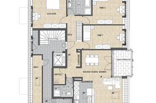Wohnung mieten in Dachauer Str. 270, 80992 Moosach, Klimatisierte 4 Zi.-Dachgeschosswohnung mit Galerie und Dachterrasse