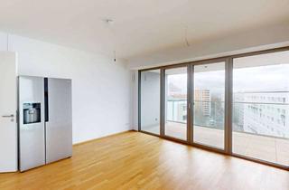 Wohnung mieten in Pauline-Staegemann-Str., 10249 Friedrichshain, Über den Dächern der Hauptstadt: 3-Zimmer-Neubauwohnung mit BALKON und EBK im Erstbezug