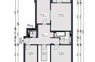 Wohnung mieten in 22549 Lurup, Helle 3-Zimmer Wohnung mit Balkon im 1. OG in Hamburg-Lurup