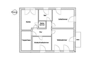 Wohnung mieten in 85221 Dachau, Helle 3,5-Zimmer-Wohnung mit Balkon in Dachau