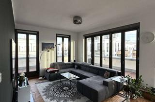 Penthouse mieten in Römischer Ring 16, 60486 Bockenheim, Exklusive Penthouse: Private 85 m² Rooftop Garden & Skyline Views – Near Fair & Airport