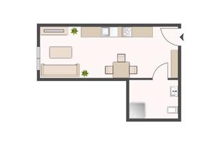 Wohnung mieten in Steinbecker Weg 38b, 18107 Elmenhorst/Lichtenhagen, Moderne Neubauwohnung 1-Zimmer in zentraler Lage von Elmenhorst/Lichtenhagen, PKW-Stellplatz