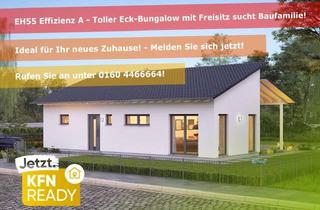 Haus kaufen in 35516 Münzenberg, ️ Eck-Bungalow mit Freisitz mit Eigenleistung als EH40+ QNG