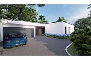 Villa kaufen in 51429 Bergisch Gladbach, Architektenvilla am Waldrand - Bauhausbungalow mit Dachterrasse, Doppelgarage und exklusiver Privats