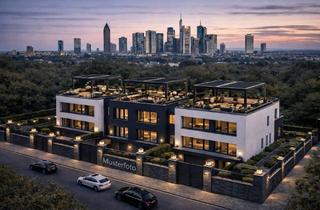 Villa kaufen in 60487 Bockenheim, Exklusive Luxusvilla im Diplomatenviertel Frankfurt mit Skyline Blick, Dachterrasse und Lift