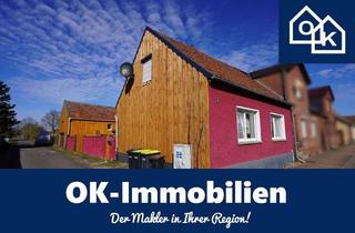 Haus kaufen in 39517 Mahlwinkel, Mahlwinkel – Kleines EFH mit Werkstatt und Garagen