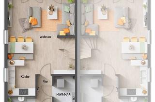 Doppelhaushälfte kaufen in 63683 Ortenberg, Doppelhaushälfte DH Mainz (A+) inkl. Grundstück mit großem Wohnzimmer und viel Tageslicht