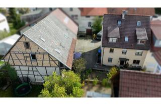 Doppelhaushälfte kaufen in 89150 Laichingen, Doppelhaushälfte mit Gewerberäumen in optimaler Lage | Attraktive Provision
