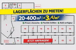 Gewerbeimmobilie mieten in 07381 Pößneck, Lagerflächen ab 20 m² bis 400 m² | nur 3–4,50 €/m² | Privat & Gewerbe