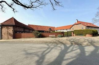 Gewerbeimmobilie kaufen in Hannoversche Str. 15, 38448 Warmenau, Arbeiten und Wohnen im stilvoll sanierten Dreiseitenhof in Wob-Warmenau