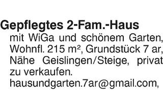 Haus kaufen in 89558 Böhmenkirch, gepflegtes 2-Fam.-Haus