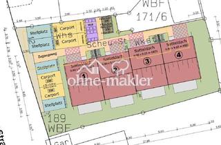 Immobilie kaufen in 72336 Balingen, Grundstück mit 4 genehmigten Reihenhäusern zu verkaufen