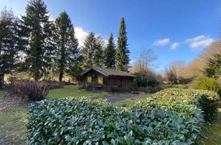 Einfamilienhaus kaufen in 22397 Hamburg, Sonniges großzügiges naturnahes Grundstück mit Blockhütte !