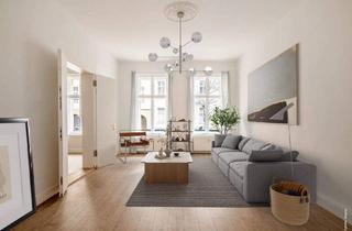 Wohnung kaufen in Schlegelstraße 27, 10115 Berlin, Berlin - Geschmackvolle Altbauwohnung im nicht einsehbaren Hochparterre in zentraler, ruhiger Lage im beliebten Dichterviertel von Berlin-Mitte