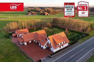 Haus kaufen in 32339 Espelkamp, Espelkamp - Provisionsfrei: Großzügiges Anwesen mit parkähnlichem Garten und angrenzendem Waldgrundstück