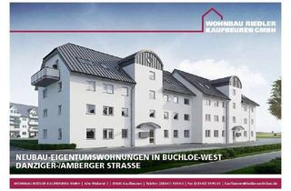 Wohnung kaufen in 86807 Buchloe, ERSTBEZUG - STILVOLLES WOHNEN IN BUCHLOE! SONNIGE EIGENTUMSWOHNUNG IM DG MIT LIFT!