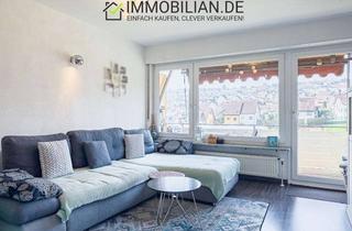 Wohnung kaufen in 73733 Esslingen, *** Beliebte Wohnlage – 3,5 Zimmer, Garage, Loggia mit Ausblick & großer Garten in Krummenacker ***