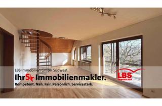 Wohnung kaufen in 76229 Grötzingen, Bezugsfreie 4,5-Zimmer-DG-Wohnung in Grötzingen mit 4 Balkonen & einem Stellplatz