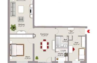 Wohnung mieten in Johannes-Hess-Straße 10, 84489 Burghausen, Frisch Renovierte 3.5-Zimmer-Wohnung mit Balkon und TG-Stellplatz